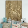 thumbnail image 2 of Designart 'White Cherry Blossom III' Farmhouse Print on Natural Pine Wood, 2 of 3