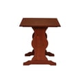 thumbnail image 4 of Linon Chelsea Table de Salle à Manger en Pin Massif, Fini Noyer Riche, 4 of 8