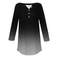thumbnail image 5 of Long Sleeve Shirts For Women 3/4 Length Sleeve Tops Spring Neck Casual Print Tunic T Shirts Three Quarter Length Tops Womens Long Sleeve Tops, 5 of 5