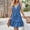 Blue, variant on Women Sleeveless Knee Length Retro A Line Flared Swing Formal Prom Party Dress Womens Summer Wrap Dresses Sunday Dress for Women Woman Summer Dresses plus Size Casual Dresses for Women Womens Casual