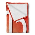 thumbnail image 2 of 75th Birthday Soft Flannel Fleece Throw Blanket, Old Age 75 Years Old Party Invite in Retro Style Greeting Theme, Cozy Plush for Indoor and Outdoor Use, 70" x 90", Multicolor, by Ambesonne, 2 of 5