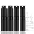 thumbnail image 1 of Atomizador de perfume Lil Ray portátil de 8 ml (4 unidades), color negro mate, 1 of 7