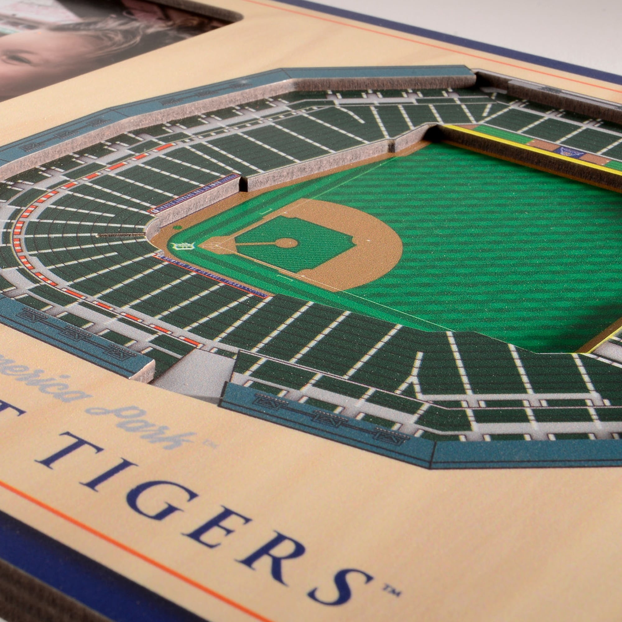 IDNA Detroit Tigers 3D StadiumViews Picture Frame
