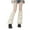 White, variant on GRABLOOM Women Winter Padded Puffer Leg Warmers for Outdoor Work and Sports Adjustable Drawstring Flared Boot Covers Long Socks