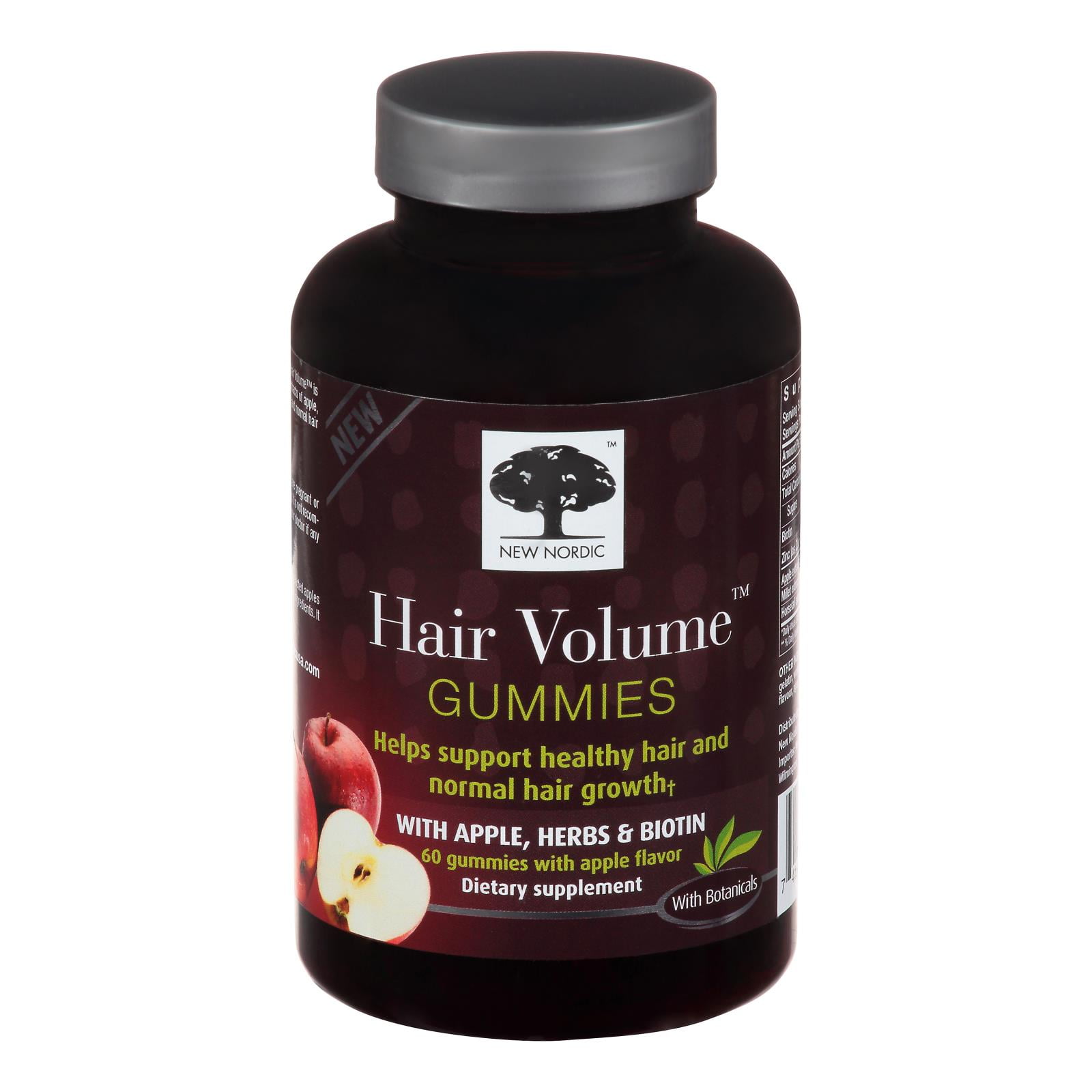 New Nordic - Hair Volume Gummies - 1 Each - 60 CT - Walmart.com