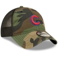 thumbnail image 3 of Men's New Era Camo Chicago Cubs Trucker 9TWENTY Snapback Hat, 3 of 5
