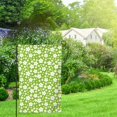 thumbnail image 4 of Sigee Green White Flowers Printed Flag12.5 * 18in Outdoor Yard Flags For Garden Decor, 4 of 9
