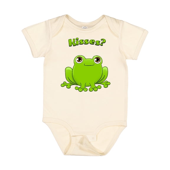 Inktastic Kisses? Cute Frog Boys or Girls Baby Bodysuit