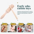 thumbnail image 4 of Percussion Wood Guiro Kids Wooden Musical Instrument Toy for Early Educational, 4 of 8