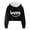 A-Black, variant on Cnbwig Kids Girls Hoodie Fashion Coats Cropped Letter Printed Hoodies Graphic Tee Pullovers Tops Long Sleeve Soft Loose Short Tops Jacket Hooded Child Shirts A-Black 3-4 T