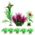 thumbnail image 4 of Baweave 8 Pcs Fish Tank Saltwater Aquarium Plants Accessory, 4 of 8