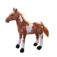 thumbnail image 3 of Lubelski Cheval de Simulation 3D Animal en Peluche Poupée Rembourrée Jouet pour Enfants Déco de Chambre Accessoires Photo, 3 of 8