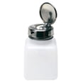 thumbnail image 1 of MENDA 35305 High-Density Polyethylene/Hdpe/Steel/Low-Density Polyethylene/Ldpe Dispensing Bottle, One-Touch Liquid Dispenser Pump, Natural Square HDPE, 4 oz, 6 fl. oz. Capacity, 1 of 3