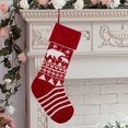 thumbnail image 2 of GEX Christmas Stockings Set of 1 Large Size 23 inches Cable Knit Christmas Stockings for Christmas Decor Family Polar Bear, 2 of 4