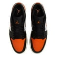 thumbnail image 4 of Men's Jordan 1 Low Black/Starfish-White-Sail (553558 081) - 11.5, 4 of 6
