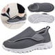 thumbnail image 1 of Zapatos Ortopédicos Sin Cordones para Hombre  Diabéticos Antideslizantes Personas Mayores (gris Oscuro 45), 1 of 9