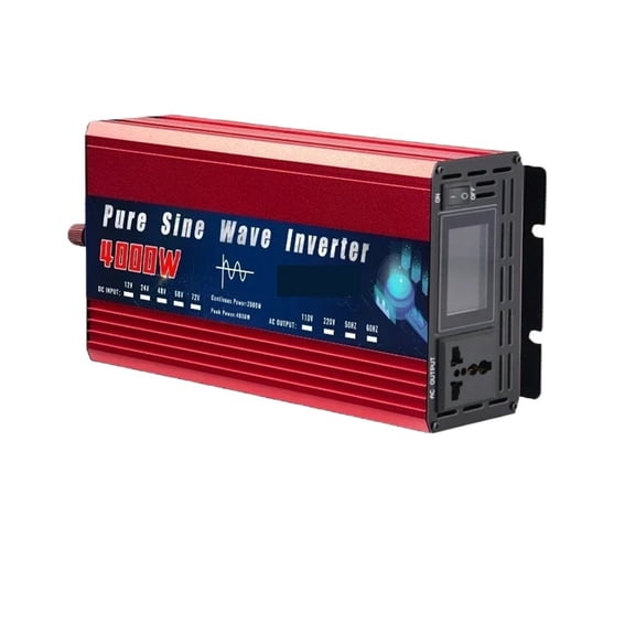Inverter 4000W Pure Sine Wave Power Supply Voltage Converter Car Solar Inverter