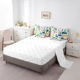 thumbnail image 3 of Fournitures Scolaires Ensemble de Literie Très Grand 7 Pcs, Ensemble de Couette à Symboles Mathématiques Réversible Article d'Étude Design Scolaire, Ensembles de Literie Ultra Doux et Respirants avec Couette, Draps, Taies d'Oreiller et Couvre-Oreillers, 3 of 5
