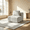 Light Gray, variant on 37" Oversized Cloud Modular Sofa, High Back & Extra Deep Seat, No Assembly Required Soft Chenille, Single Seat,Dark Grey