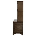 thumbnail image 5 of Hartshill 66-inch 5-drawer Credenza with Hutch Burnished Oak, 5 of 16
