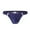 Dark Blue, variant on HUPOM Mens Underwear Boxer Briefs Male Thongs Medium waist Comfort Waist Solid Thong Black 2XL