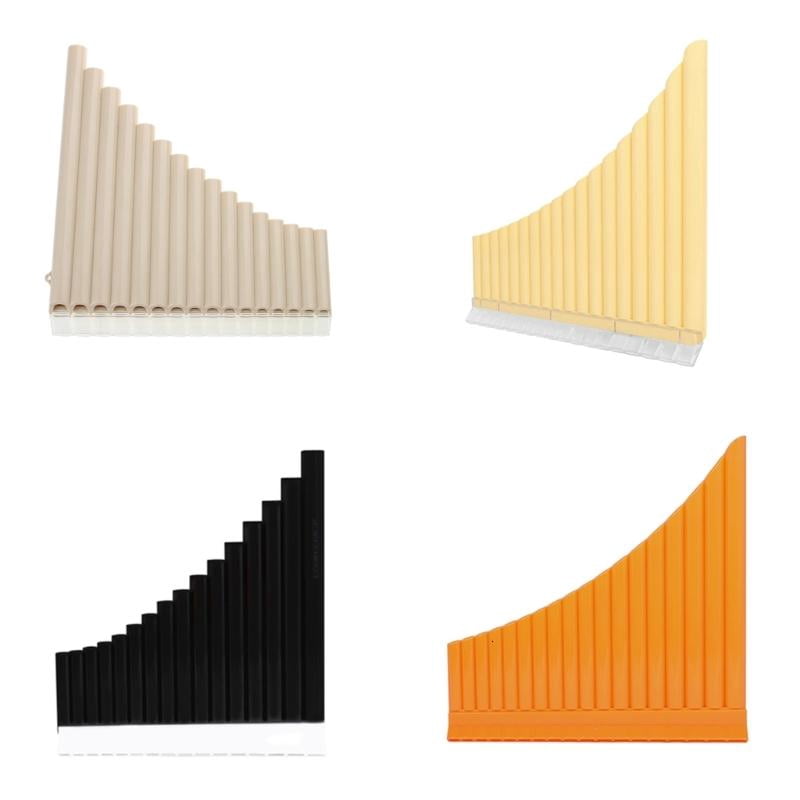 CEORPER Entry Level C Scale Panpipe Handmade Pan Flute Wind Instrument Slippers
