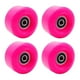 thumbnail image 1 of Paquete de 4 ruedas para monopatines cuádruples de 58 mm x 32 mm, 82A para exteriores , reemplazo de ruedas de poliuretano resistentes al Rosado Macarena Rueda de patines, 1 of 8