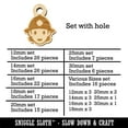 thumbnail image 2 of Occupation Firefighter Fire Woman Icon Wood Mini Charms Shapes DIY Craft Jewelry - With Hole - 30mm (6pcs), 2 of 7