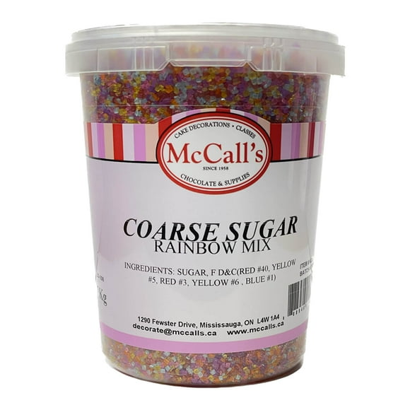 SUGAR COARSE RAINBOW MIX 1 KG