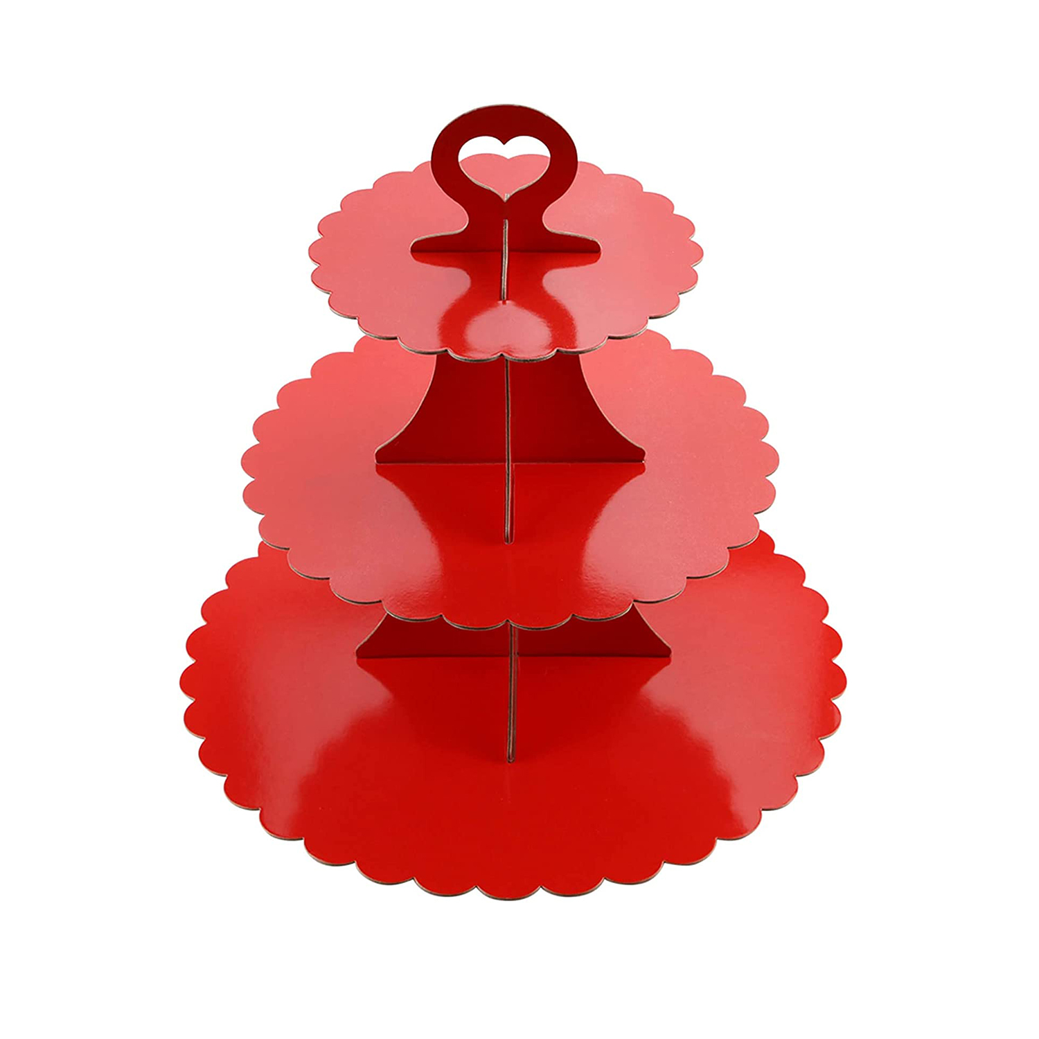 Cardboard Cupcake Stand, Round Dessert Tree Display Tower, 3Tier Cupcake Holder for Weddings