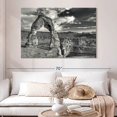 thumbnail image 2 of Elephant Stock Delicate Arch Bw Wall Art - Horizontal Canvas Wall Art - Living Room Wall Decor - Nature Canvas - Black And White Decor - 51" x 34", 2 of 8