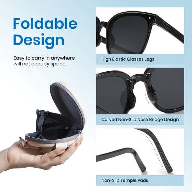 Cyxus Folding Sunglasses For Women Men（easy to carry  display picture 1