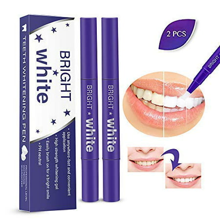 【2pack】Professional Teeth Whitening Pen Teeth Bleaching System Tooth Gel Whitener Teeth Stains