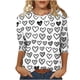 thumbnail image 2 of Xuyuer 3/4 Sleeve Round Neck Top - Women's Versatile 3/4 Sleeve Casual Shirt for Layered Spring Outfits, Transitional Season Styling & Effortless Daily Wardrobe Essential, 2 of 8
