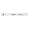 thumbnail image 2 of Cisco 250 CBS250-24PP-4G Ethernet Switch - 24 Ports - Manageable - 2 Layer Supported - Modular - 100 W PoE Budget - Optical Fiber, Twisted Pair - PoE Ports - Lifetime Limited Warranty, 2 of 2