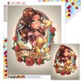 thumbnail image 1 of Con Cuentas Cuadradas Hugtrwg 5D DIY Arte Princesa Bella 40x50cm, 1 of 9
