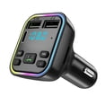 thumbnail image 1 of Chargeur de Voiture Bluetooth 5.0 Fm Modulateur Mp3 Lecteur Pd Type-c Double Usb 3.1a Charge Rapide Pd, 1 of 1
