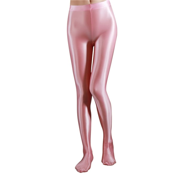 Fvwitlyh Legging Femme Ultra Thin Transparent Shiny Crotch Dance Yoga Pants  Large 