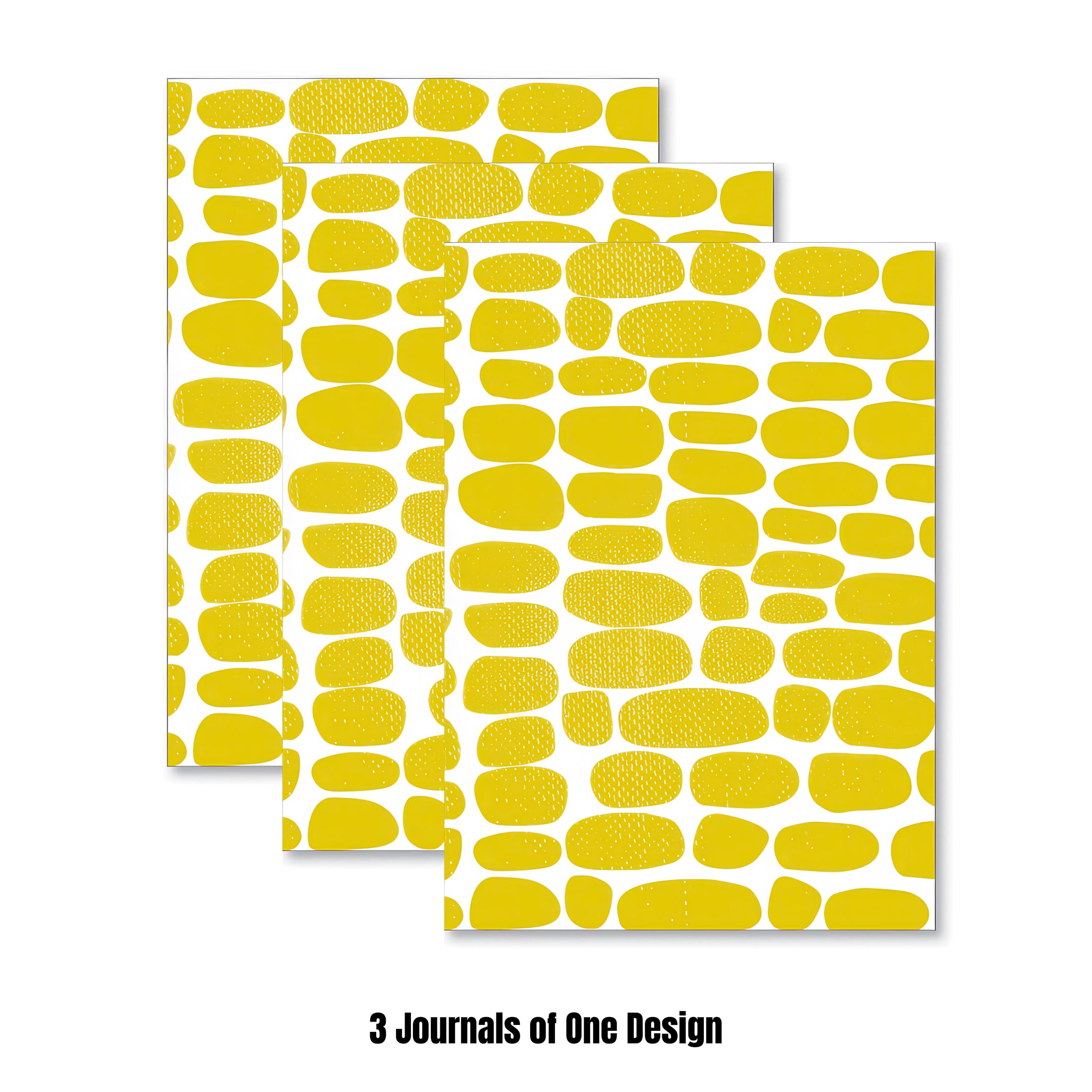 Viabella Paper Journal -mustard ovals