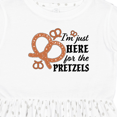 thumbnail image 4 of Inktastic I'm Just Here for the Pretzels Oktoberfest Girls Toddler Dress, 4 of 5
