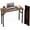 Dark Walnut, variant on Small Computer Desk Folding Table -  Foldable Office Desk, No Assembly, Perfect for Small Spaces in Bedroom, Dorm, or Apartment, Portable Mini Desk or Study Table with Compact Design
