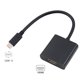 thumbnail image 3 of SatelliteSale USB Tipo C a Adaptador HDMI hembra PVC negro cordón SatelliteSale USB-C to Female HDMI Adapter, 3 of 5