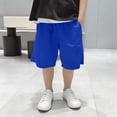 thumbnail image 2 of Khunlpohl Boys Casual Shorts Baggy Wide Leg Elastic Waist Athletic Shorts for Kids Running Hiking Outfits with Pockets, 2 of 6