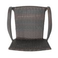 thumbnail image 6 of Cascada Outdoor 3 Piece Wicker Chat Set with Straight Back Chair, Multibrown, 6 of 8
