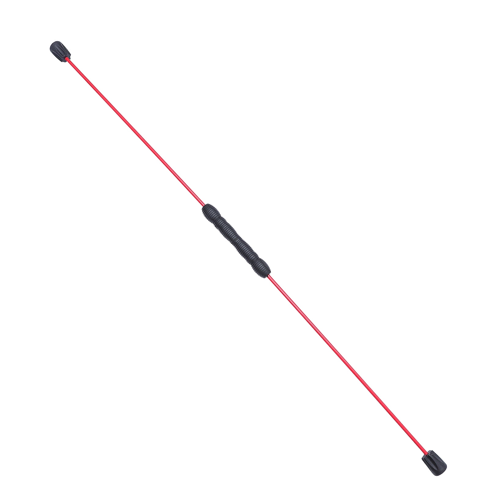 Pretyzoom 1Pc Vibrating Training Stick in Red for Pilates and Fitness Strength Exercises