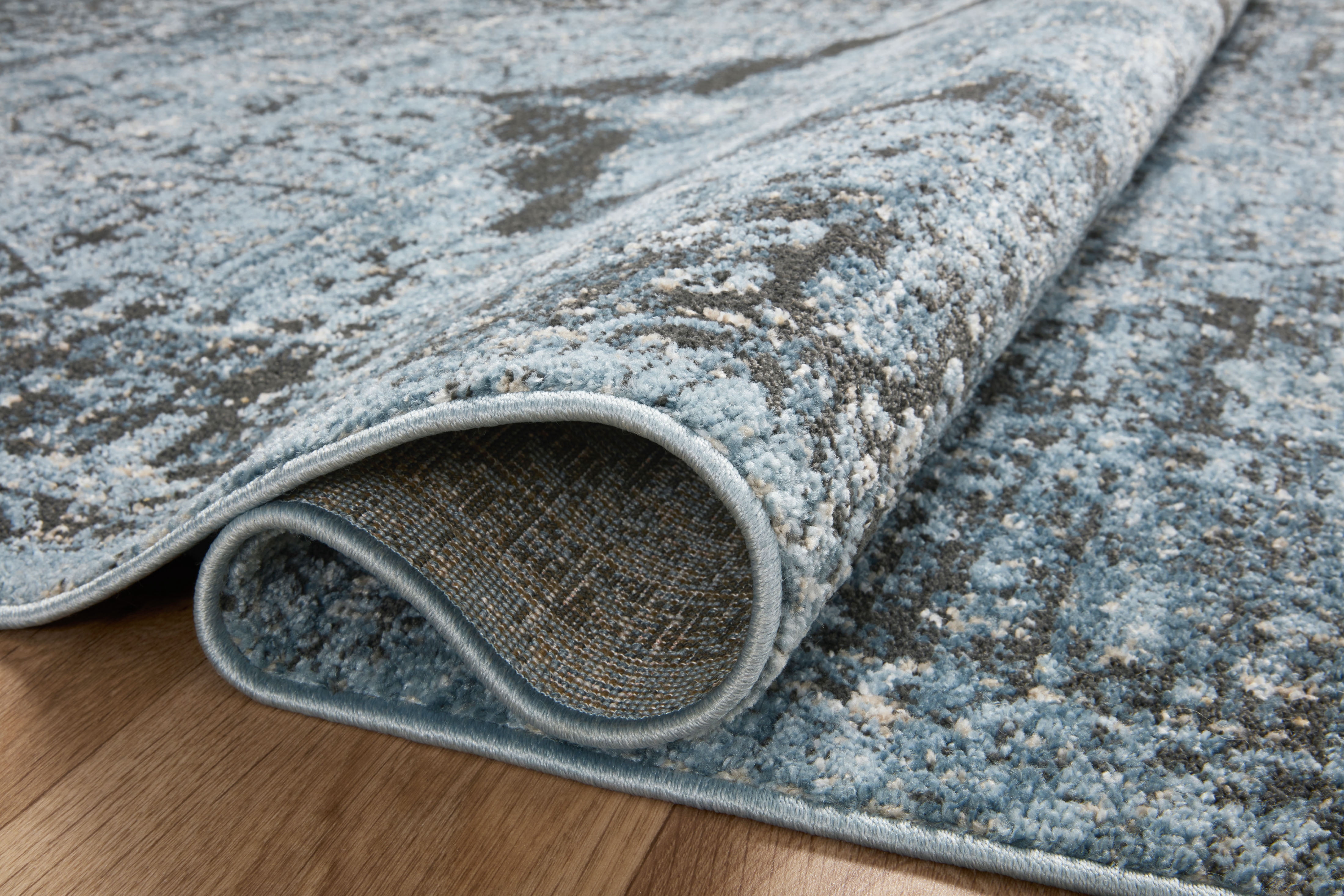 Loloi Odette Sky / Charcoal 2'-7" x 8'-0" Runner Rug