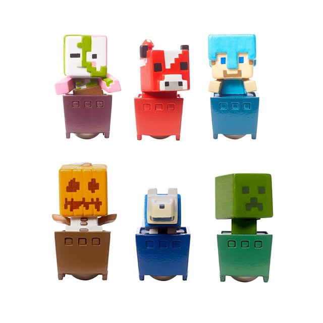 Set de Mini Figuras Minecraft Colección 6 piezas