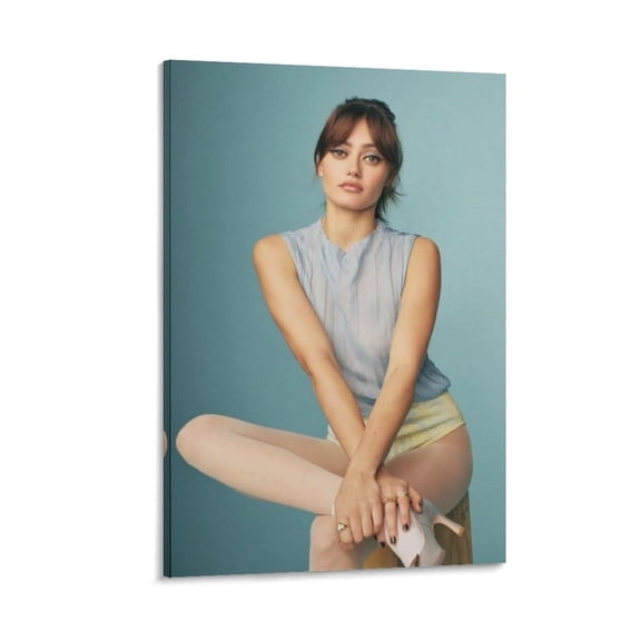 Ella Purnell Poster Actress (18) Poster Cool Artworks Painting Wall Art Canvas Prints Hanging Picture Home Decor Posters