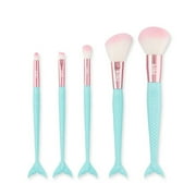 Cute Makeup Brushes 5 PCS. Makeup Brush Set Premium Synthetic For Foundation Concealers Eye Shadows Make Up Brushes Set Eyeliner Brushes