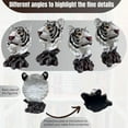 thumbnail image 4 of White Tiger Bust Freestanding Tabletop Home Decor - Wild Animal Sculpture Collectible Gifts - Decor for Bedroom and Living Room - Lucky Tiger Statue for Shelf and Office Desk Accent, 4 of 7
